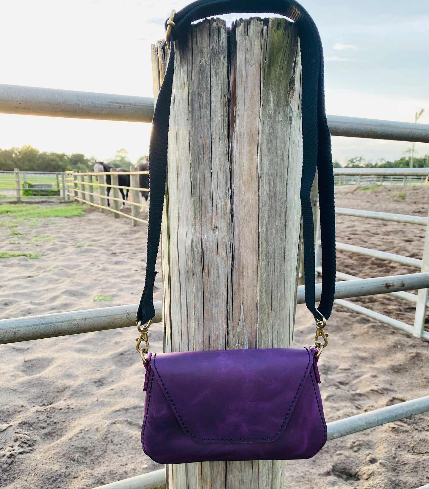 Denver Purple Clutch