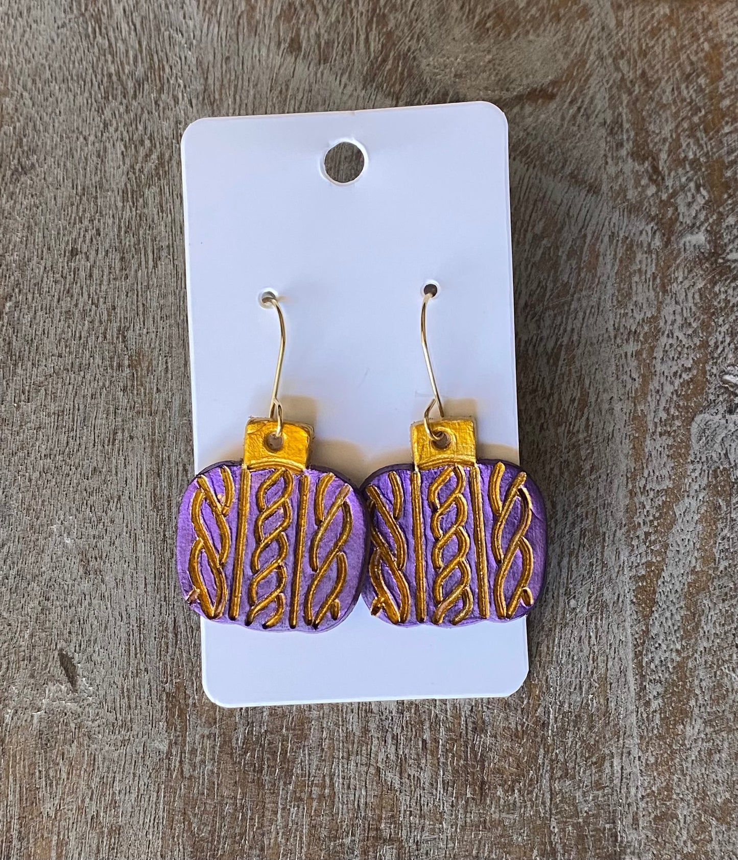 Sweater Pumpkin Earrings