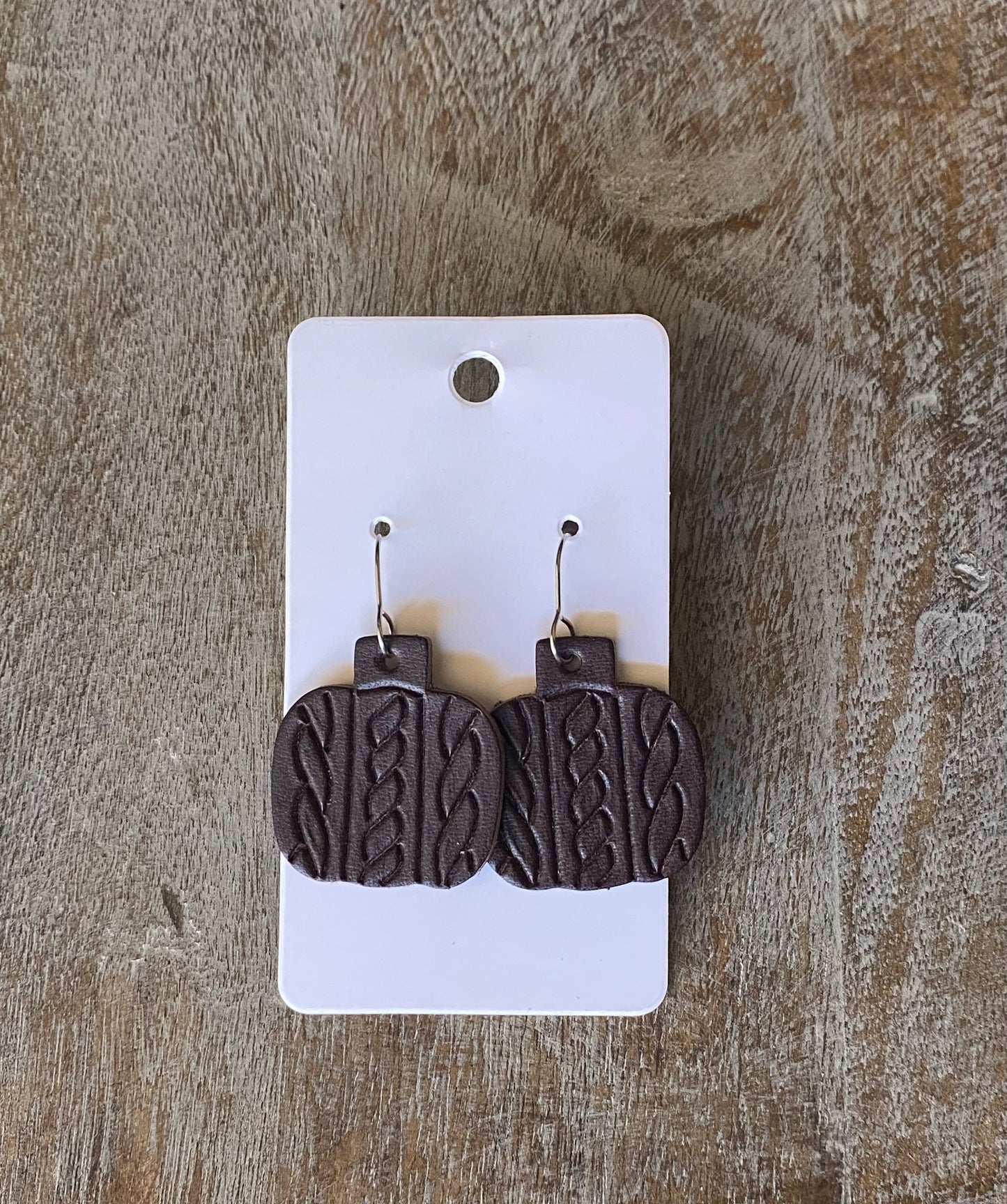Sweater Pumpkin Earrings