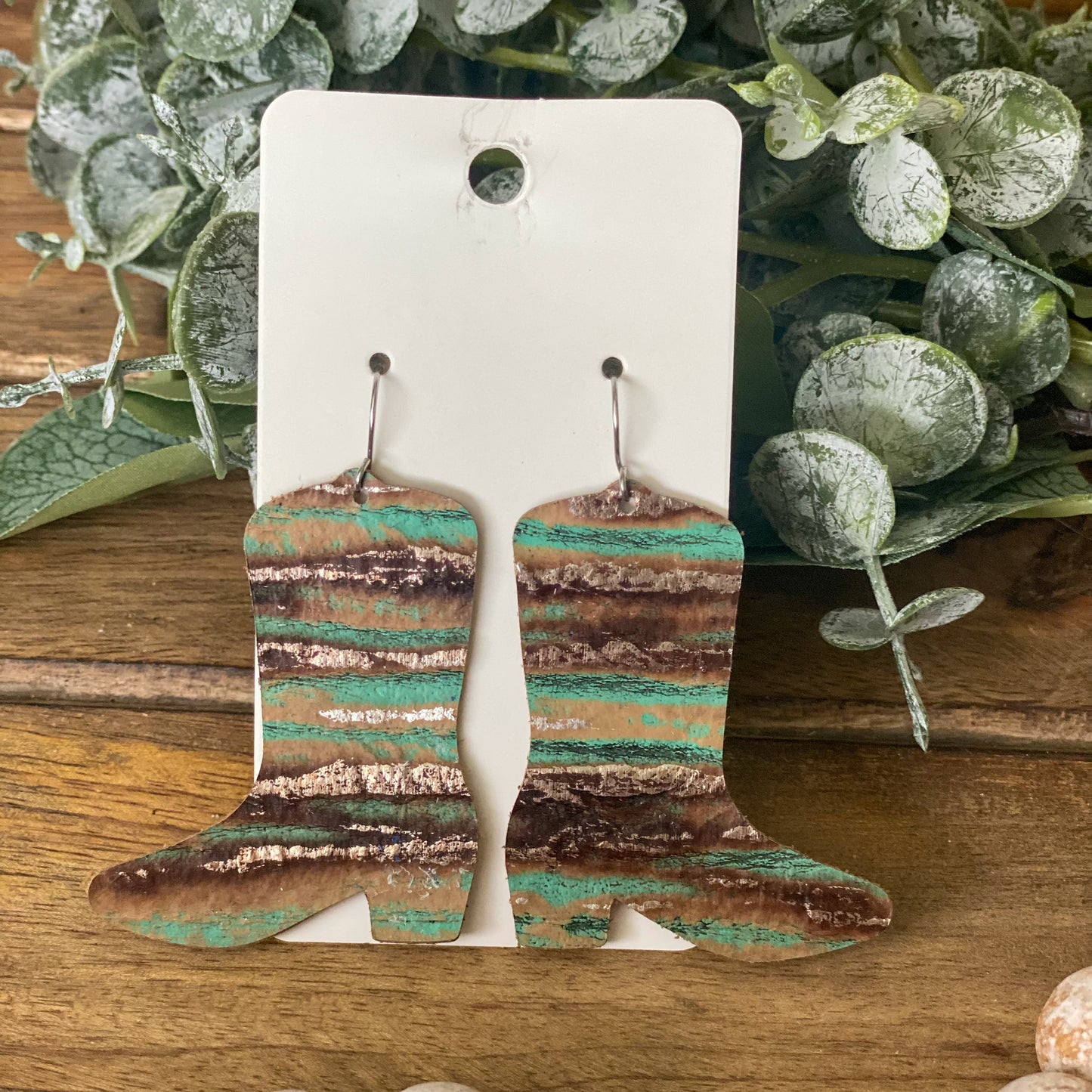 Western Boot Earrings