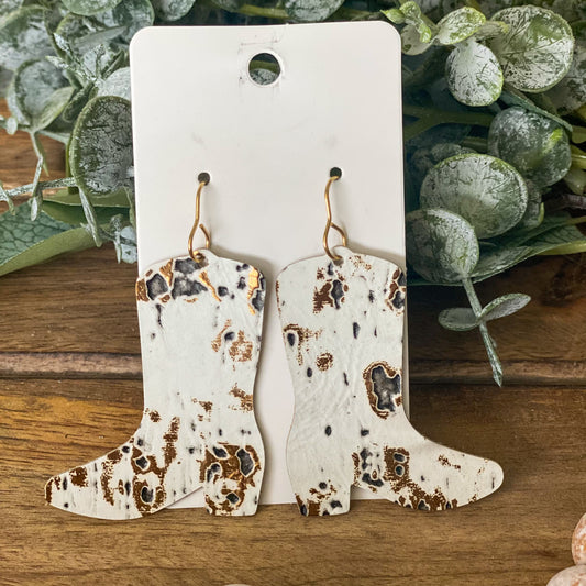 Western Boot Earrings