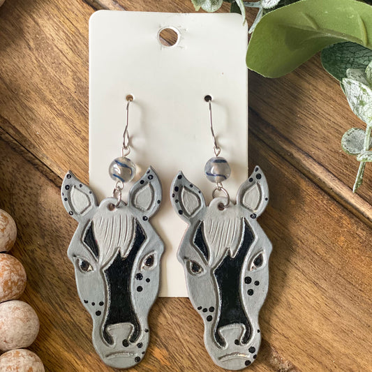 Horse Face Earrings