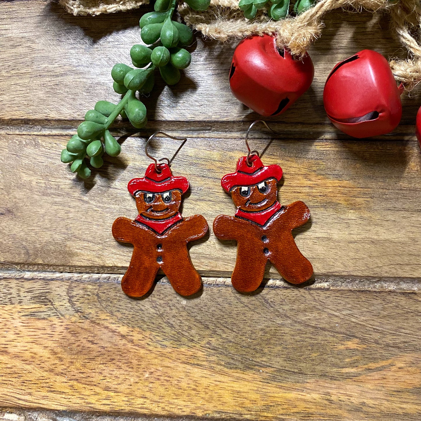 Tooled Cowboy Gingerbread Man