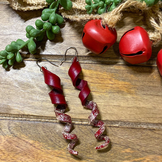 Red Glitter Dipped Twisties