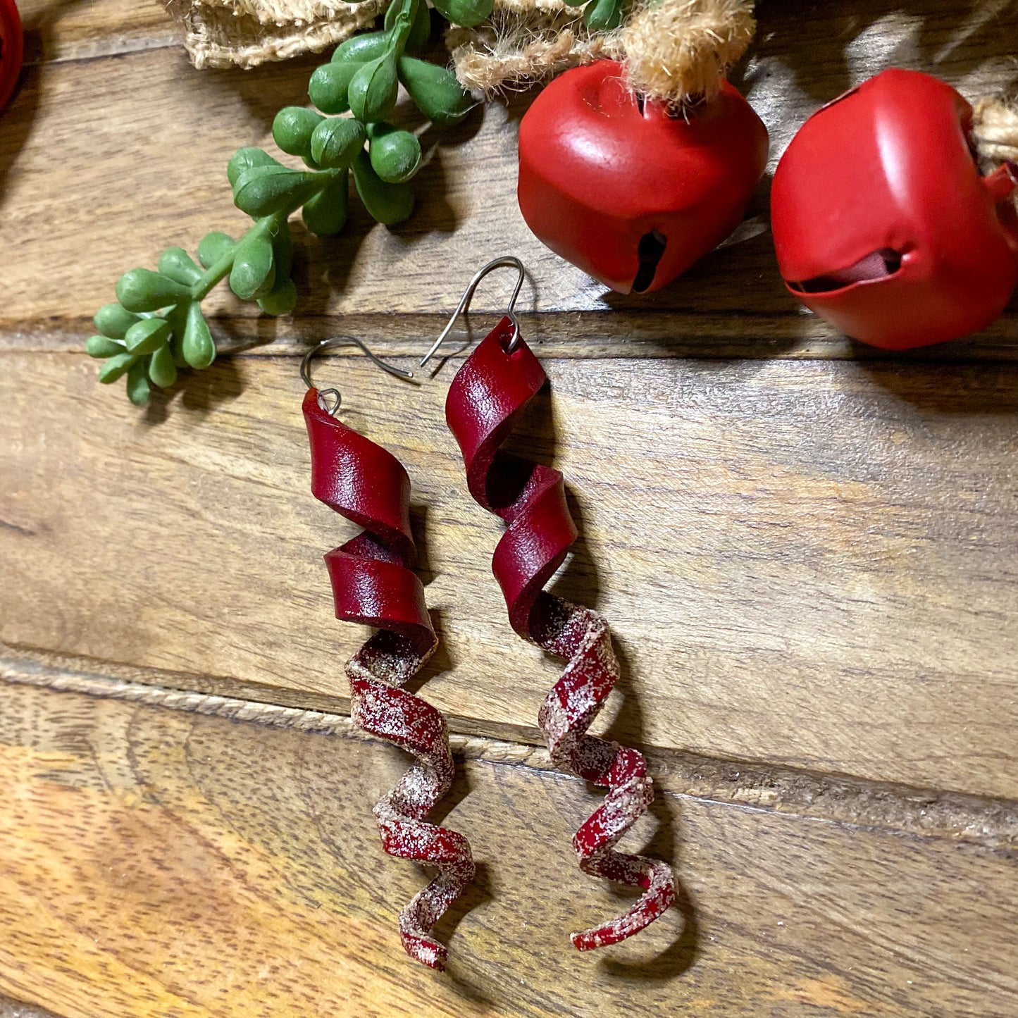 Red Glitter Dipped Twisties