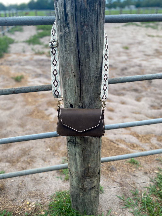 Handcrafted Top-Grain Leather Clutch