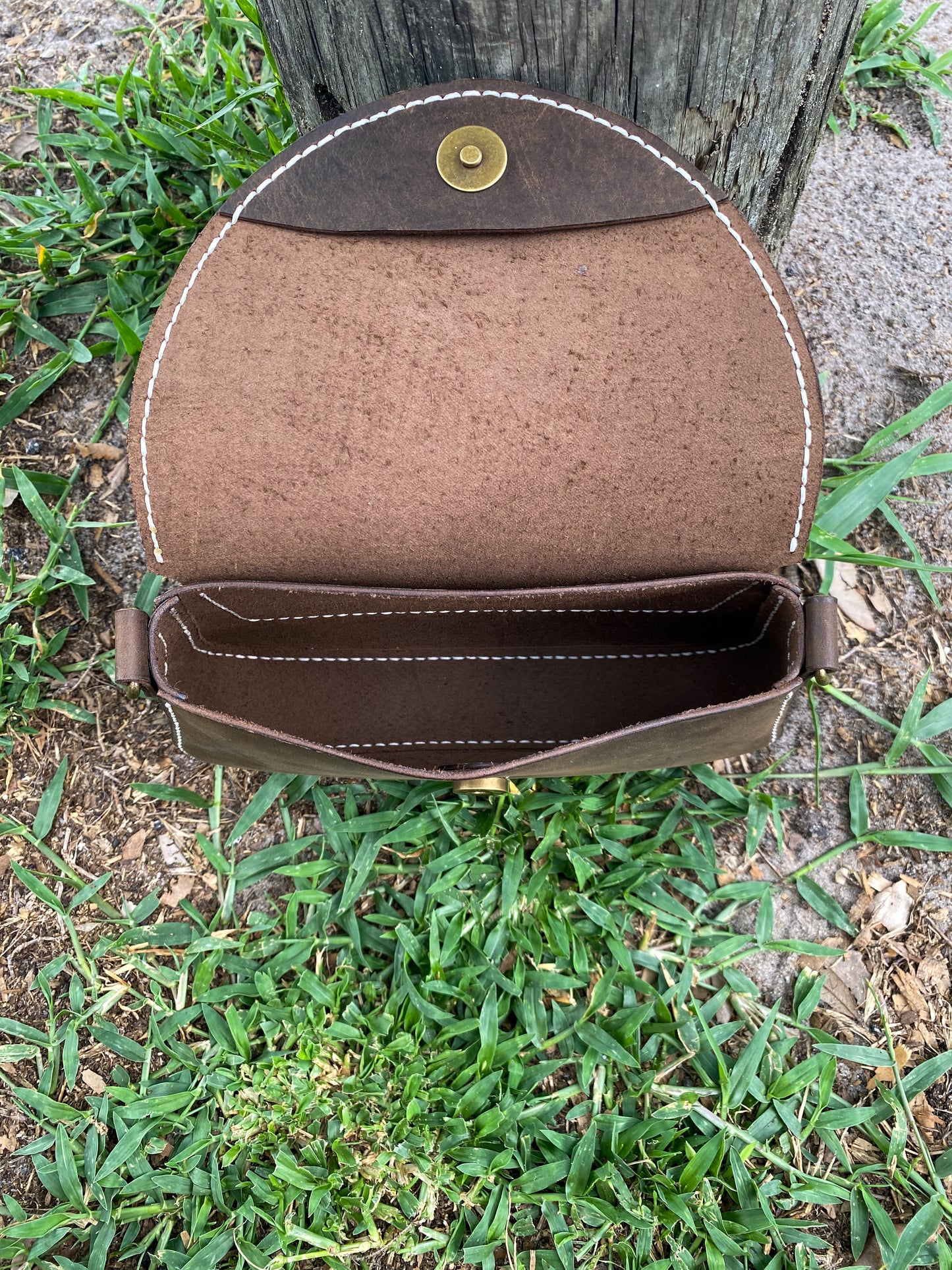 Handcrafted Top-Grain Leather Clutch