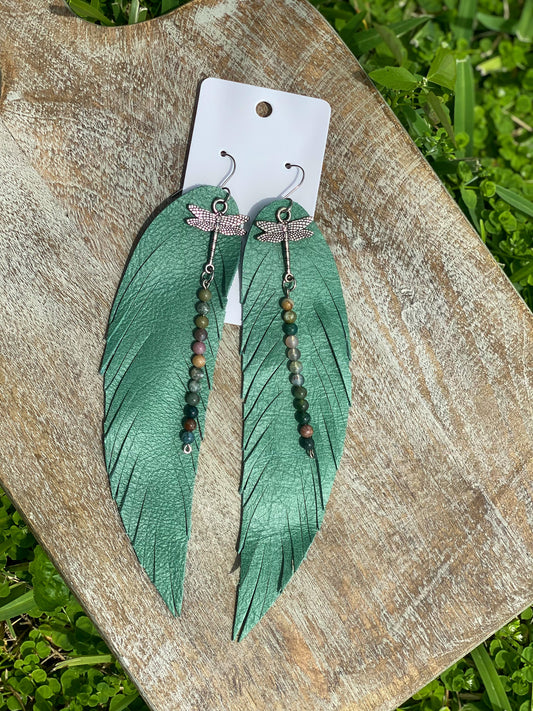 6" Feather Earrings