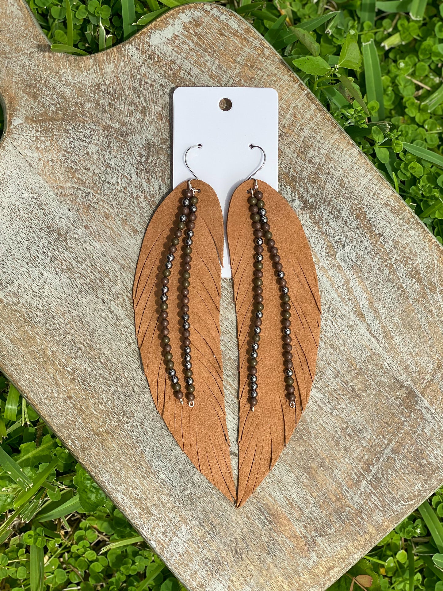 6" Feather Earrings