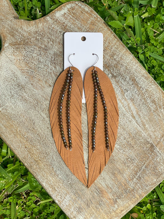 6" Feather Earrings