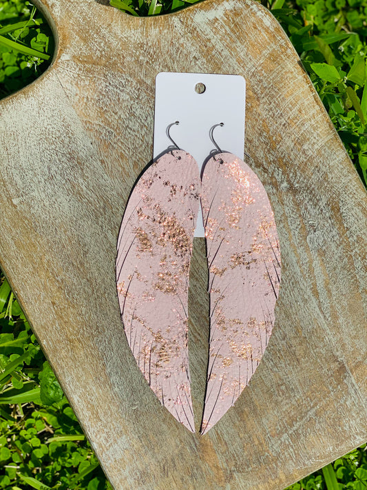 6" Feather Earrings