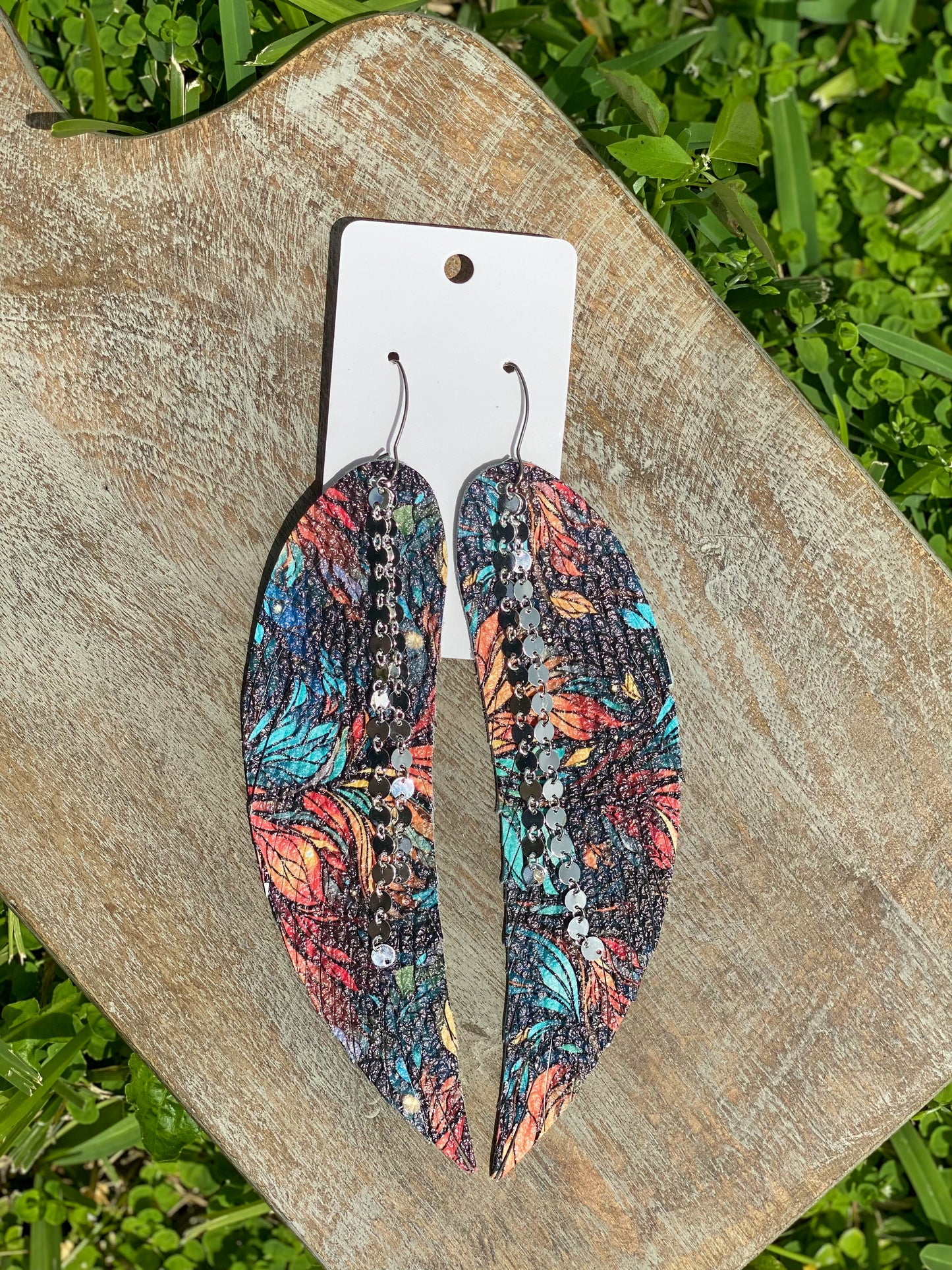 6" Feather Earrings