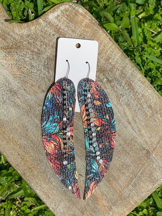 6" Feather Earrings