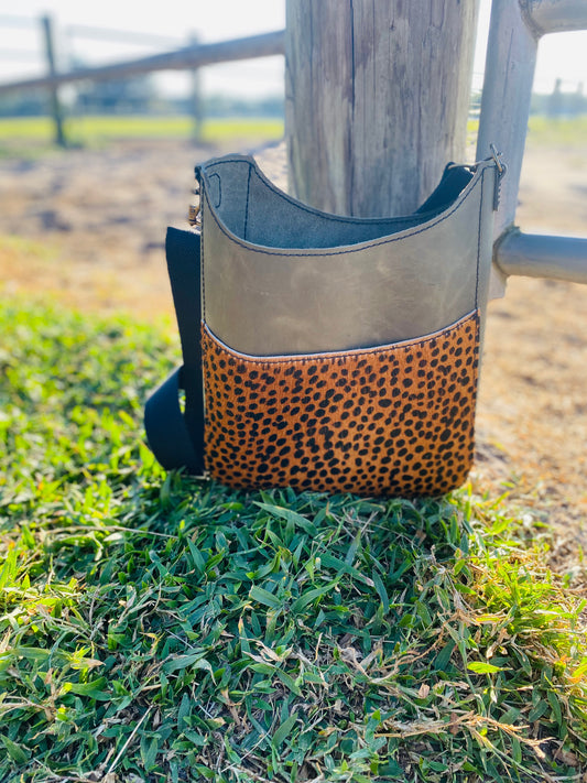 Handcrafted Leather Tote – Olive Green