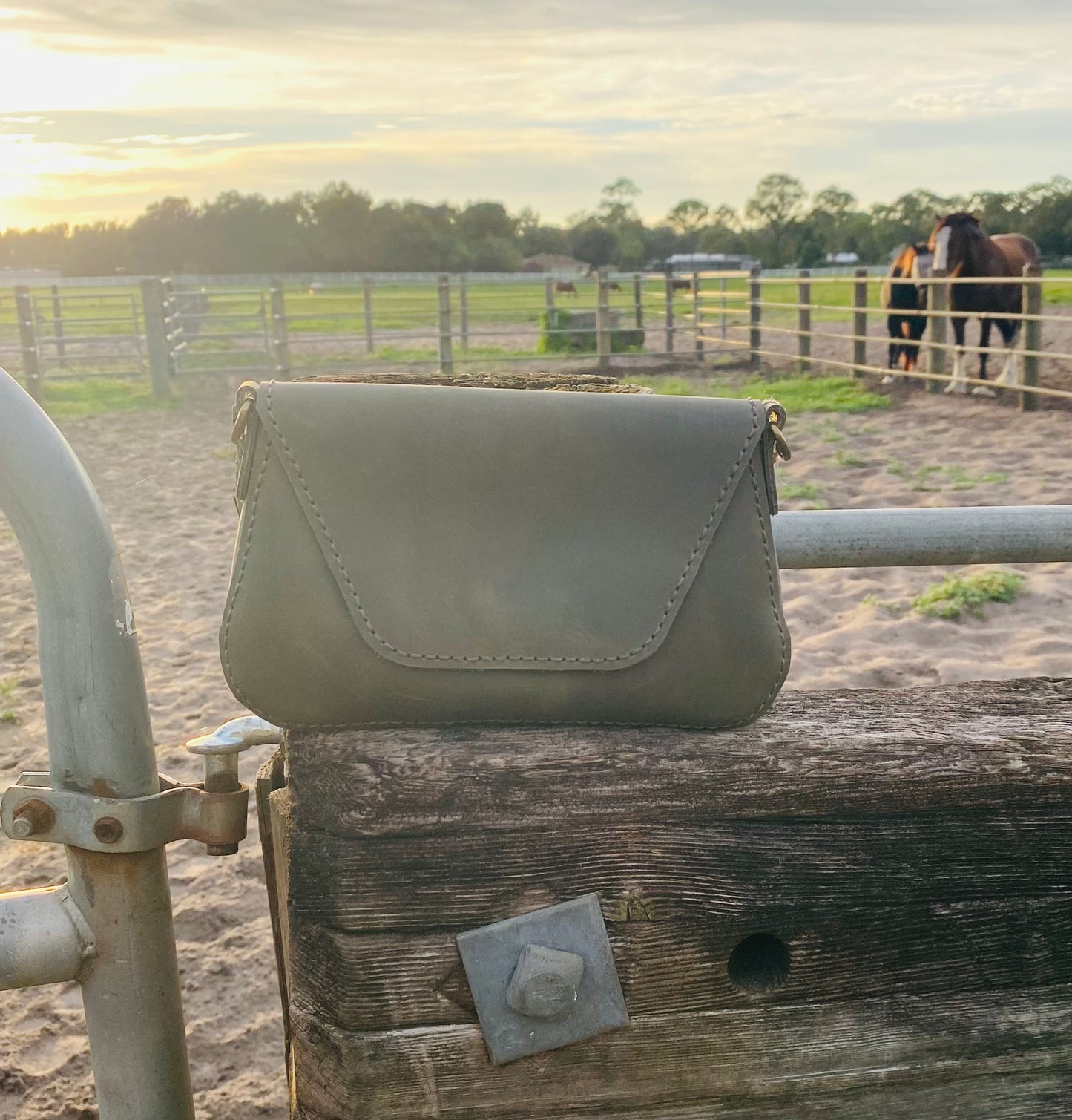 Leather Clutch