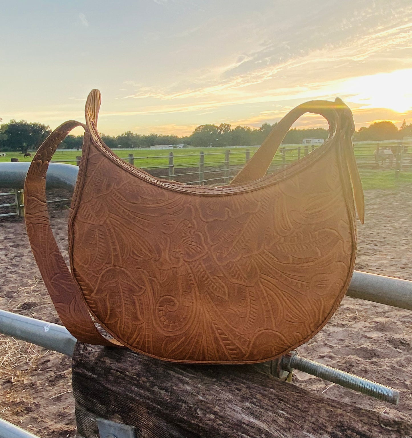 "Patsy" Leather Shoulder Bag