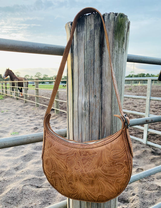 "Patsy" Leather Shoulder Bag