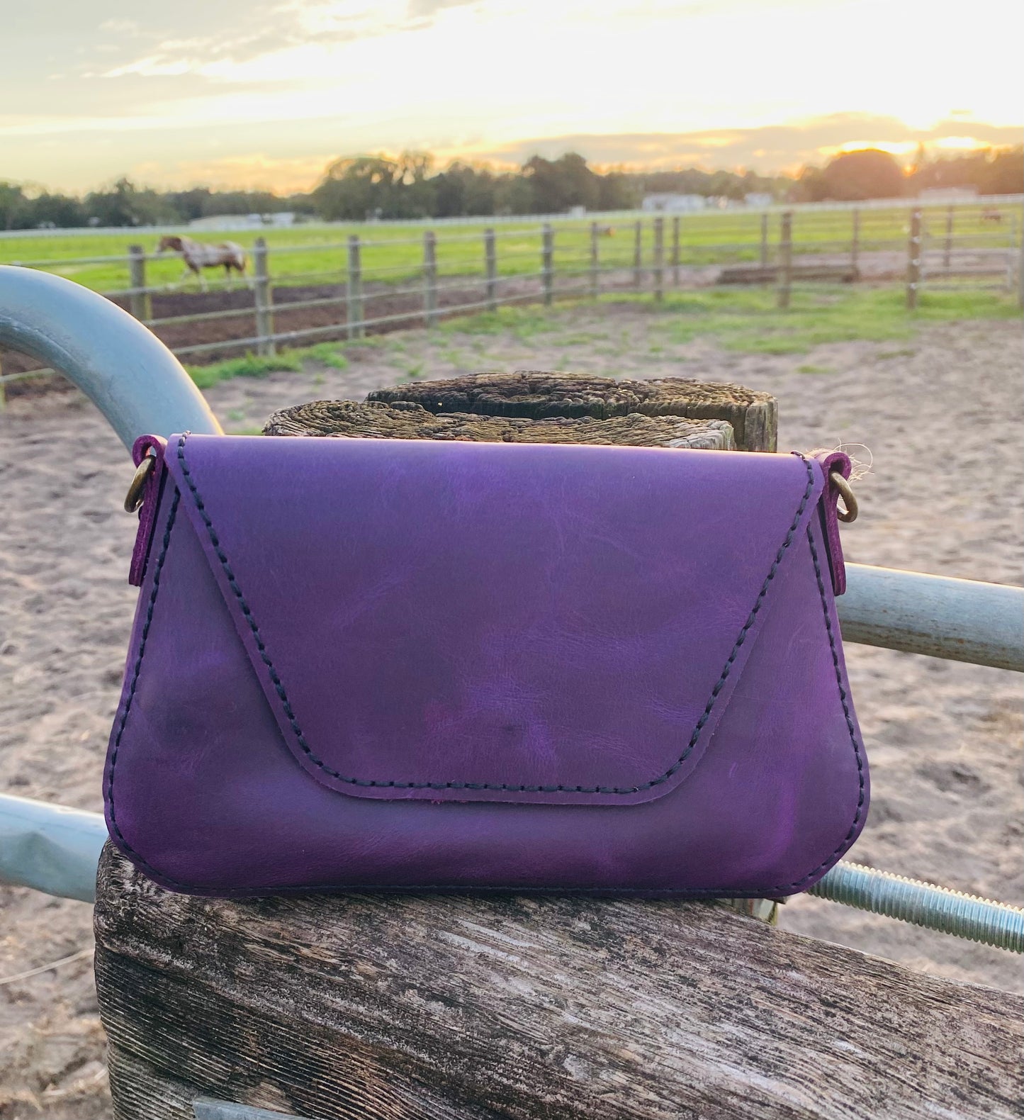 Denver Purple Clutch