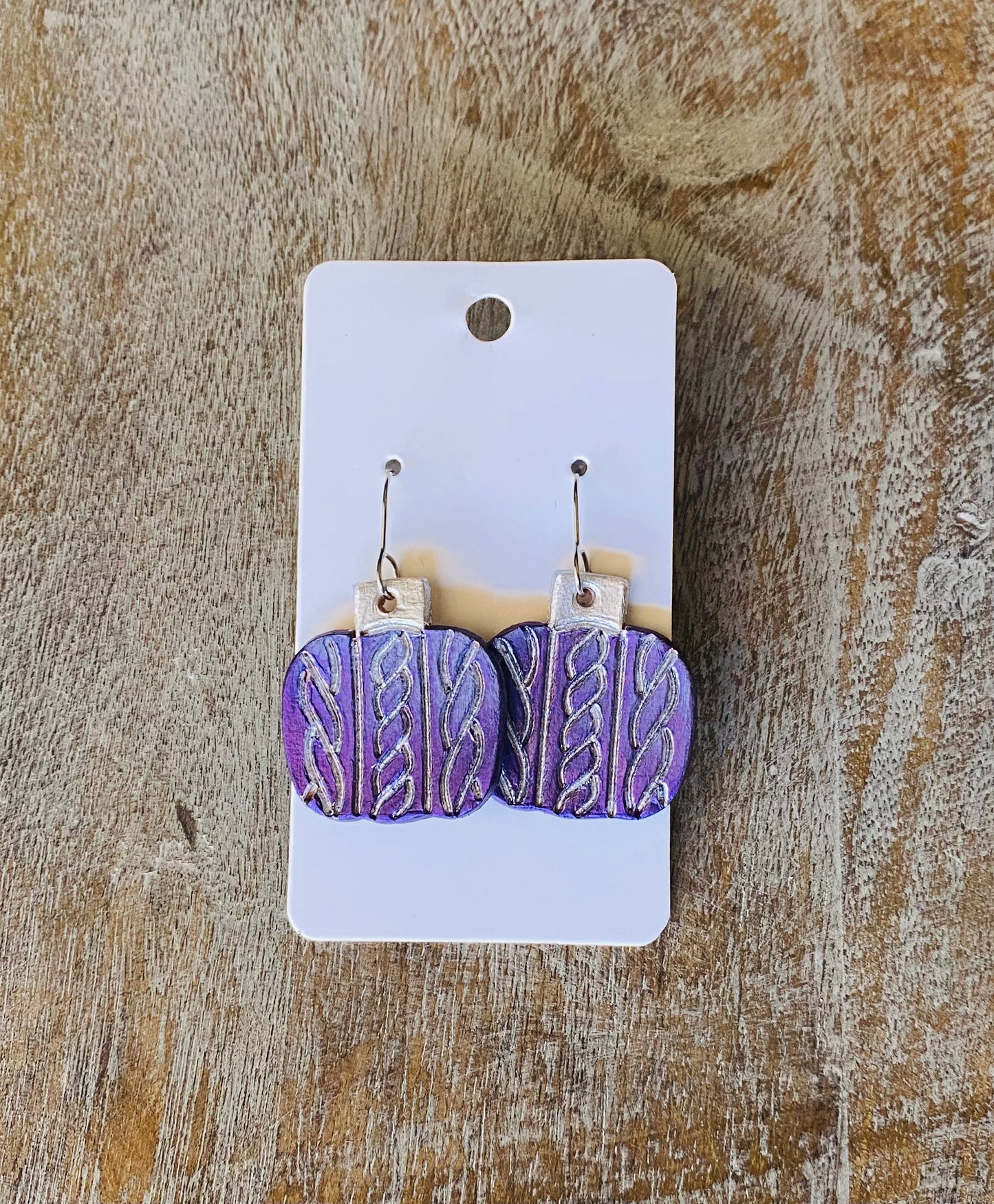 Sweater Pumpkin Earrings