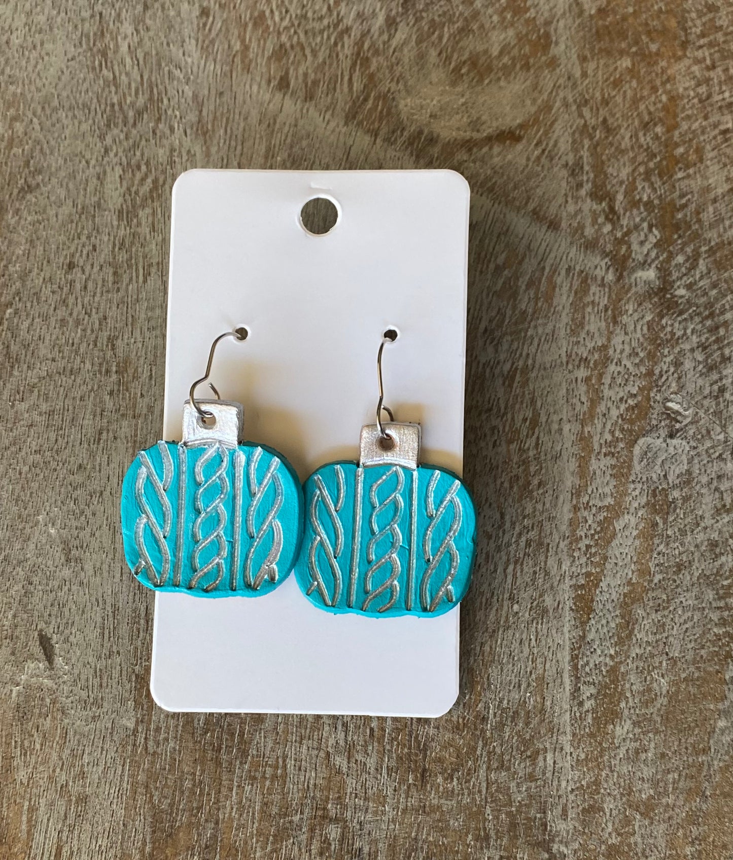 Sweater Pumpkin Earrings