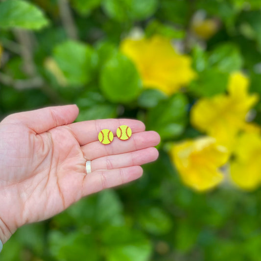 12mm Acrylic Softball Studs